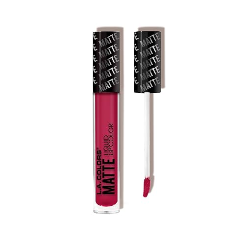 L.A. COLORS Matte Liquid Lip Color, Feisty CLG412 Beauty & Personal Care L.A. COLORS