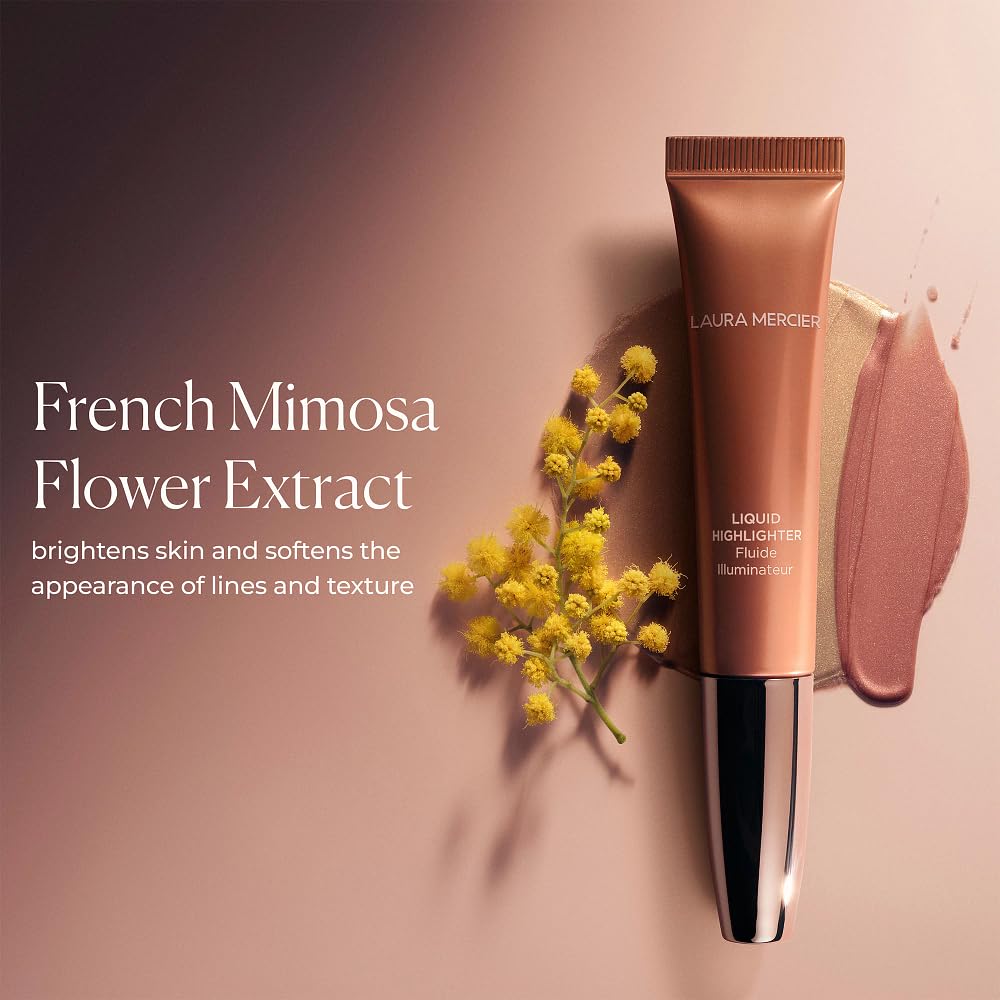 Laura Mercier RoseGlow Liquid Highlighter, Rosy Highlighting Liquid, Radiant, Luminous & Soft Focus Finish, Unique Pearl Blend For All Skin Tones Beauty & Personal Care Laura Mercier