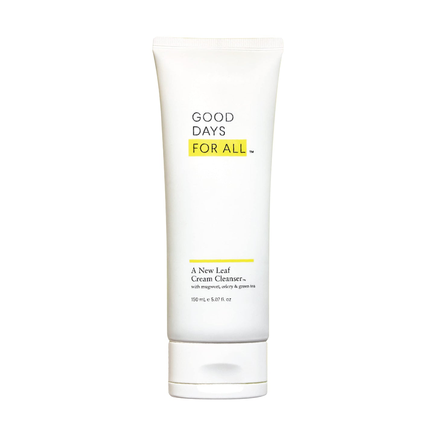 Good Days For All A New Leaf Cream Cleanser, Helps Reduce Face Redness & Infuse Moisture, with Celery & Green Tea, 5.07 fl. Oz Beauty & Personal Care Good Days For All