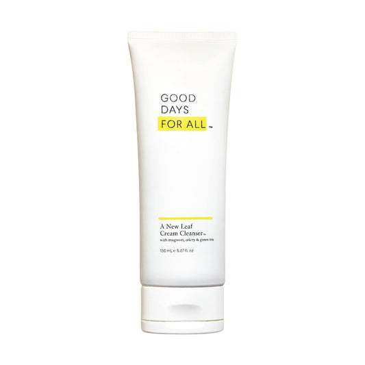 Good Days For All A New Leaf Cream Cleanser, Helps Reduce Face Redness & Infuse Moisture, with Celery & Green Tea, 5.07 fl. Oz Beauty & Personal Care Good Days For All