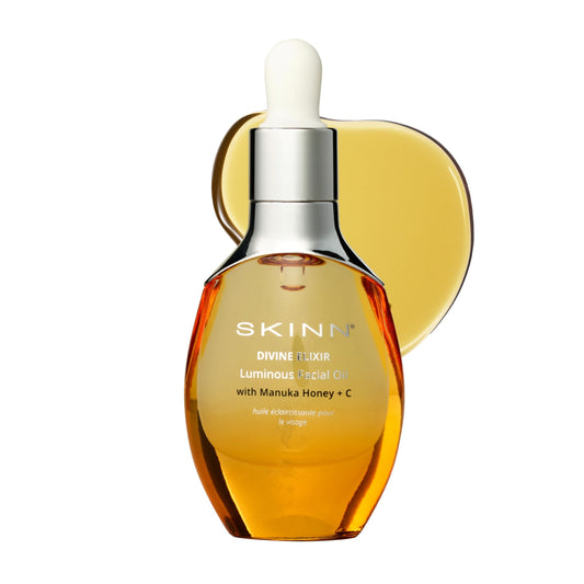 SKINN Luminous Facial Oil - Face Oil to Visibly Brighten, Firm, and Hydrate - Hydrating Oil for Anti-Aging and Dry Skin to Reduce Fine Lines, and Wrinkles Beauty & Personal Care SKINN