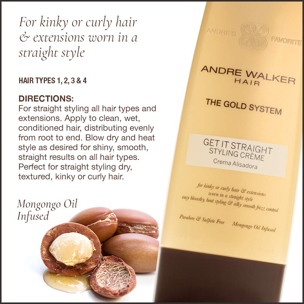 Andre Walker Hair - Get It Straight Styling Crème, 8.5 Fl Oz Beauty & Personal Care Andre Walker Hair