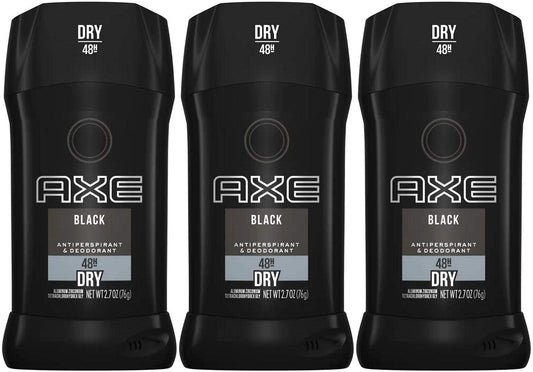 Axe Black Antiperspirant Deodorants Stick, 2.7 Ounce (Pack of 3) Beauty and Personal Care AXE