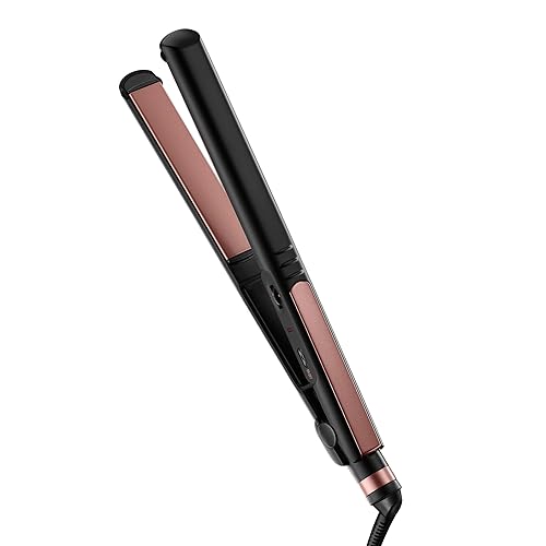 INFINITI PRO CONAIR Rose Gold Ceramic Flat Iron Hair Straightener, 1-Inch Flat Iron with Extra-Long Plates, including a Floating Plate, Advanced Heat Beauty & Personal Care INFINITIPRO BY CONAIR