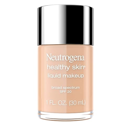 Neutrogena Healthy Skin Liquid Foundation Makeup with Broad Spectrum SPF 20 Sunscreen, Lightweight, Medium Coverage Makeup with Sunscreen Beauty & Personal Care Neutrogena