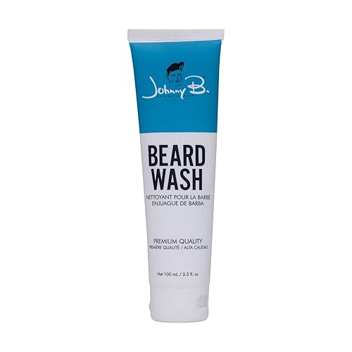 JOHNNY B. Refreshing Beard Wash, Softens and Soothes Facial Hair 3.3 oz. Beauty & Personal Care JOHNNY B.