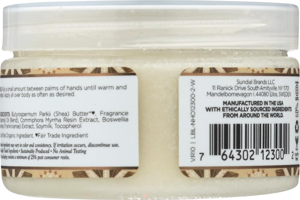 Nubian Heritage Raw Shea Butter Infused With Frankincense and Myrrh 4 Ounce ( Beauty & Personal Care Nubian Heritage