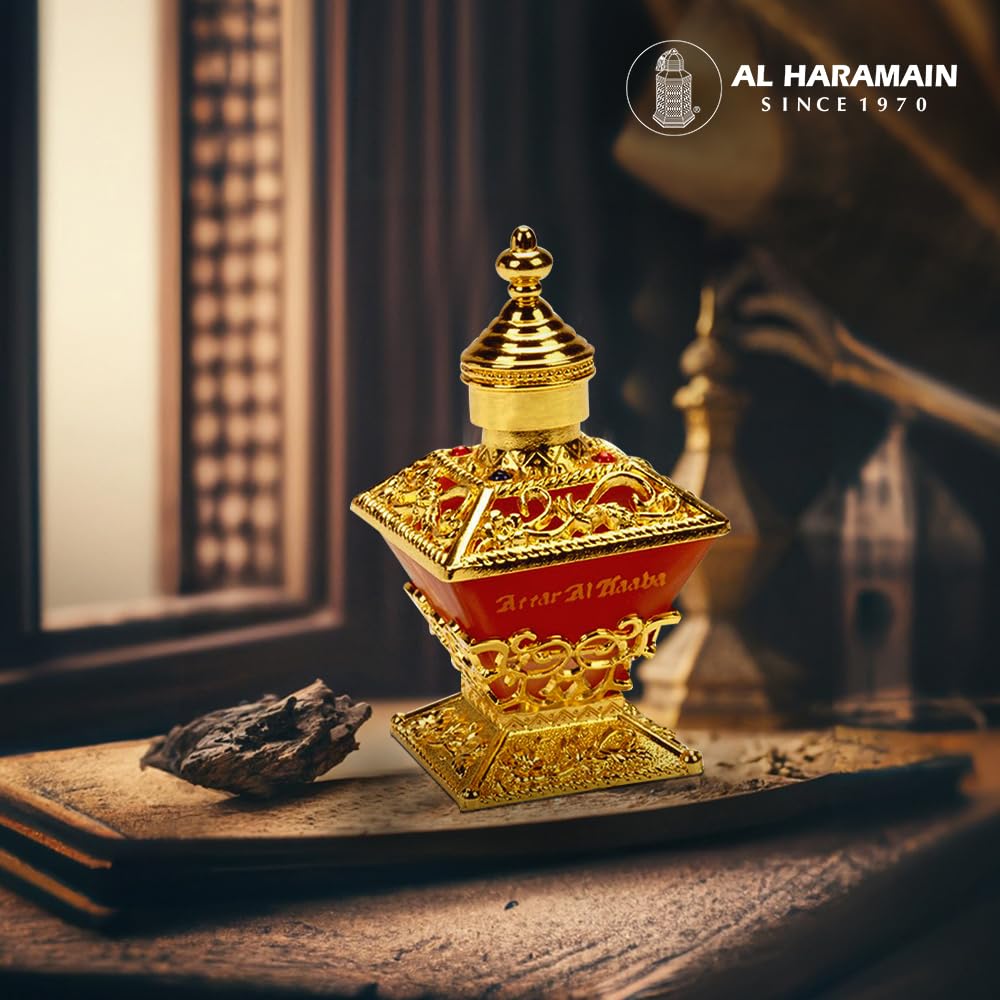 Attar Al Kaaba by Al Haramain for Unisex - 0.84 oz Parfum Oil Beauty & Personal Care Al Haramain