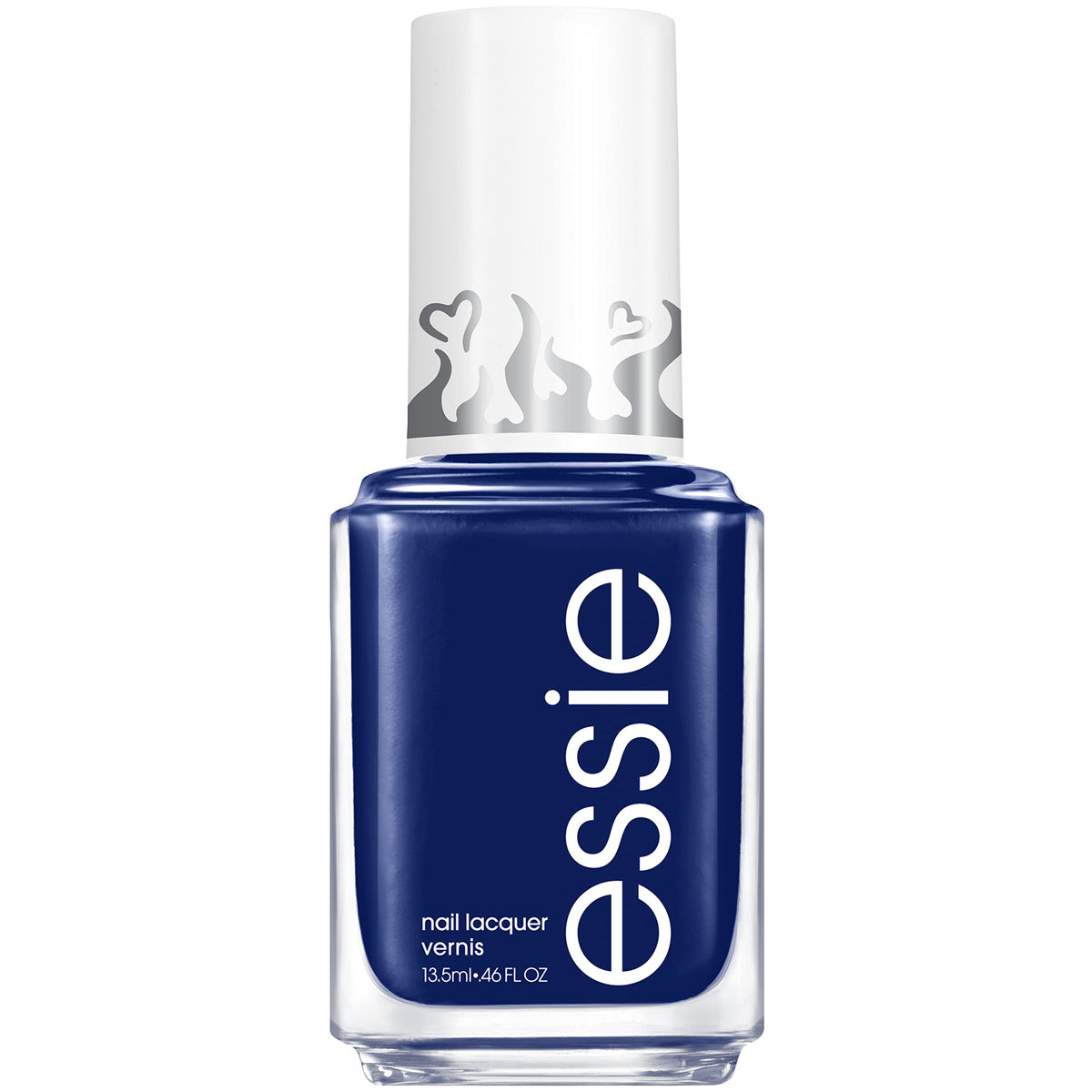 essie Salon-Quality Nail Polish, 8-free Vegan, Valentines Day 2023 collection, Blue, License To Thrill, 0.46 fl oz