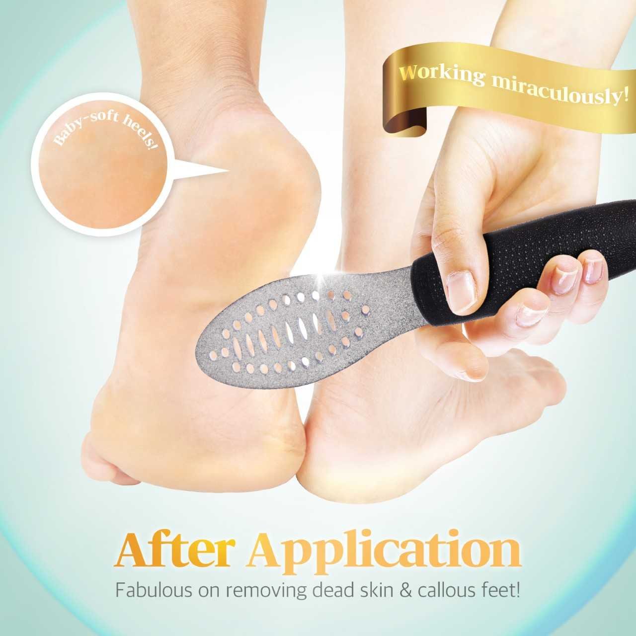 Foxi Fresh 2-Sided Diamond Coated Foot Scrubber Callus Remover Foot File Foot Care Beauty & Personal Care Foxi Fresh