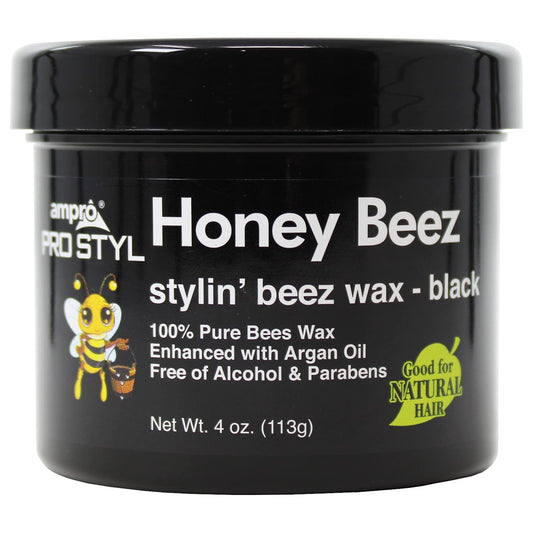 AmPro Honey Beez Wax 4oz- Black Beauty & Personal Care AmPro