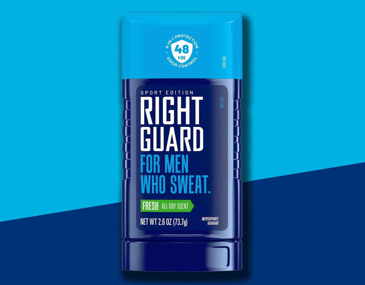 Rt Gd Ap Sld Frsh Size 2.6 oz Right Guard 24H Sport Fresh Invisible Solid Antiperspirant Deodorant Beauty and Personal Care Right Guard