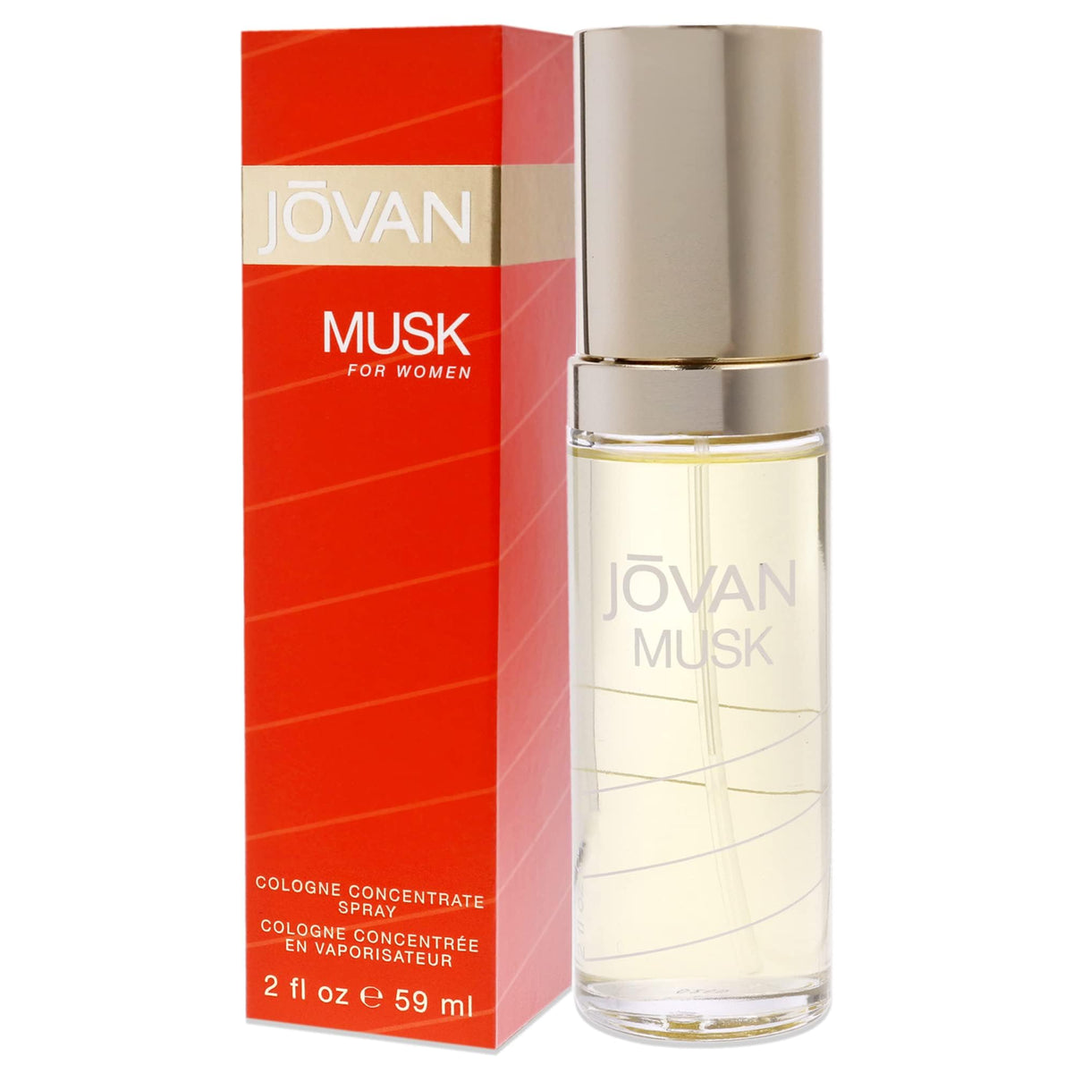 Jovan Musk Cologne Concentrate Spray 2.0 Oz Musk Cologne Concentrate Spray 2.0 Oz (60 Ml) (W) Beauty & Personal Care Jovan