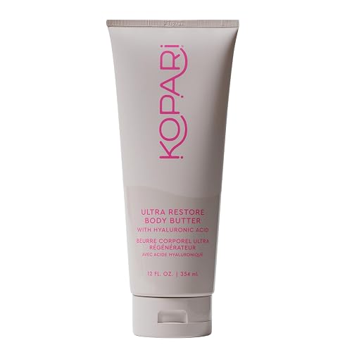 Kopari Jumbo Ultra Restore Body Butter, Whipped Lightweight Formula, Hyaluronic Acid & Mango Seed Butter, Deep & Long-Lasting Moisture, Coconut 12 oz Beauty & Personal Care Kopari
