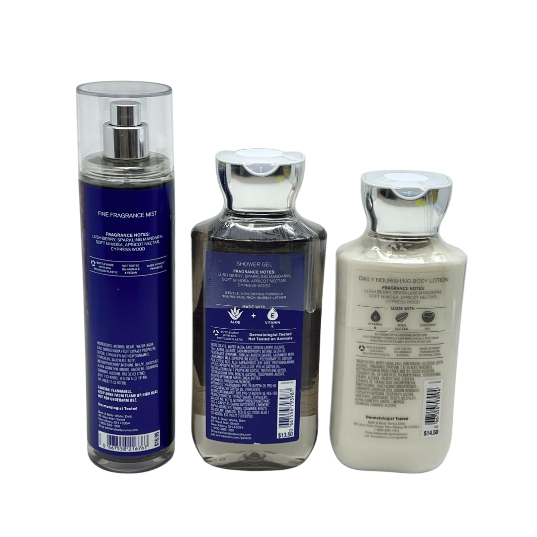 Bath and Body Works,TWILIGHT WOODS SET,shower gel,body lotion,fragrance mist.10 oz.!! Beauty & Personal Care Bath & Body Works