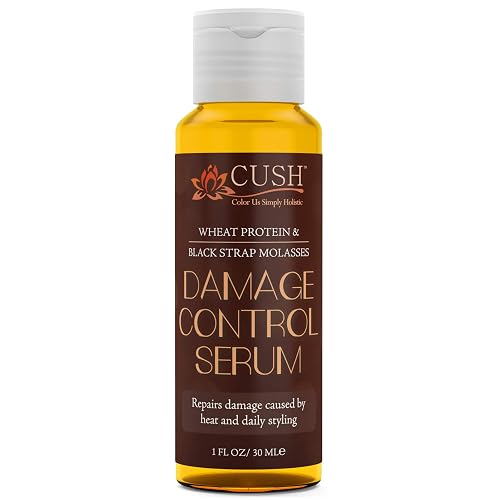 CUSH Cosmetics Wheat Protein & Black Strap Molasses Damage Control Serum Treatment (1 oz) Beauty & Personal Care CUSH