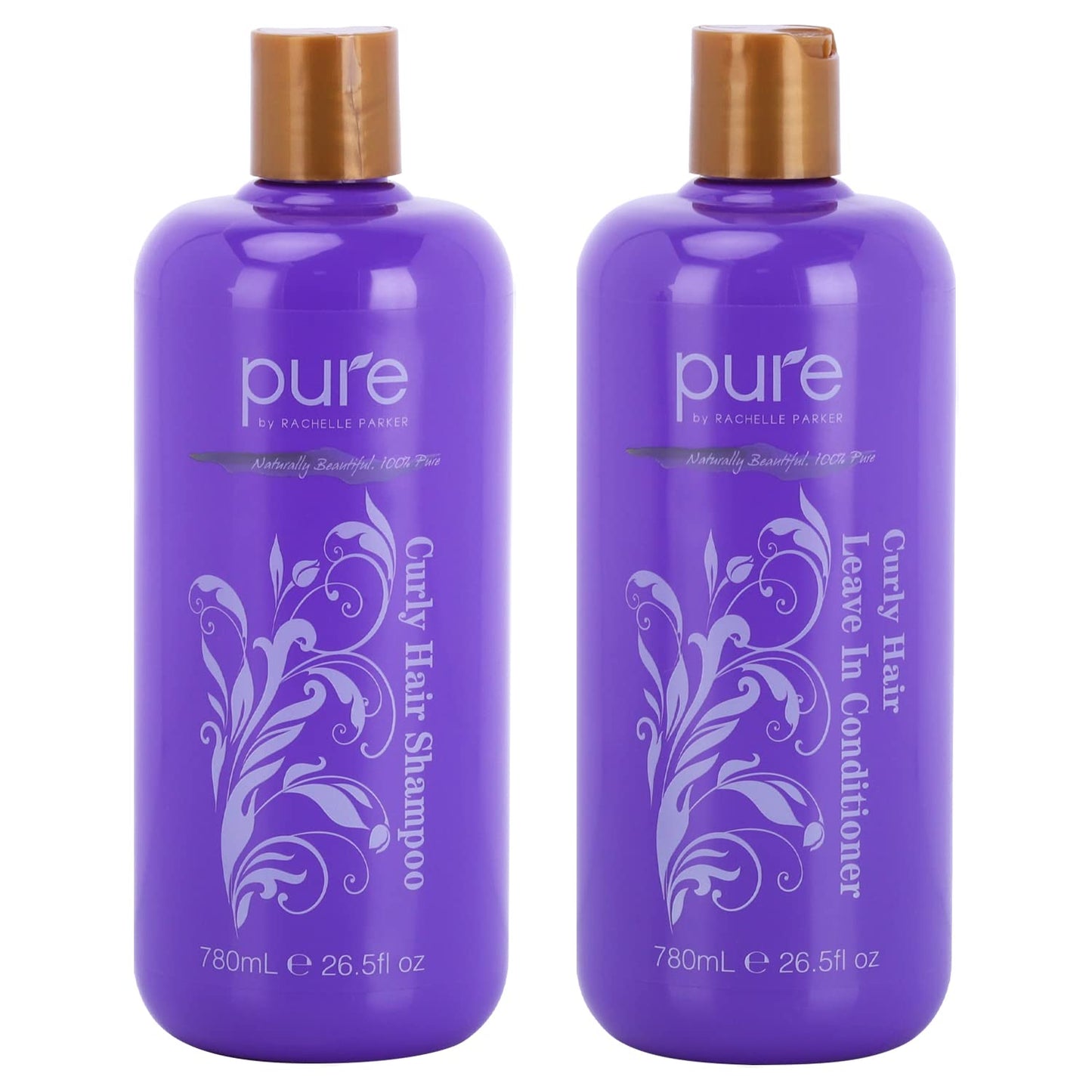 Curly Hair Shampoo and Conditioner Set for Curly Hair. Increase Hydration & Gloss. Repairs & Strengthens Hair for Smooth, Bouncy Curls. Sulfate Beauty & Personal Care Rachelle Parker