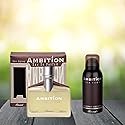 RASASI Ambition Ambition Men EDP & Deo Perfume 70ml + Deodorant 150ml | Bergamot, Floral Spices, Musk and Amber | Iris, Peony, Rose, Cassis, Freesia Beauty & Personal Care RASASI