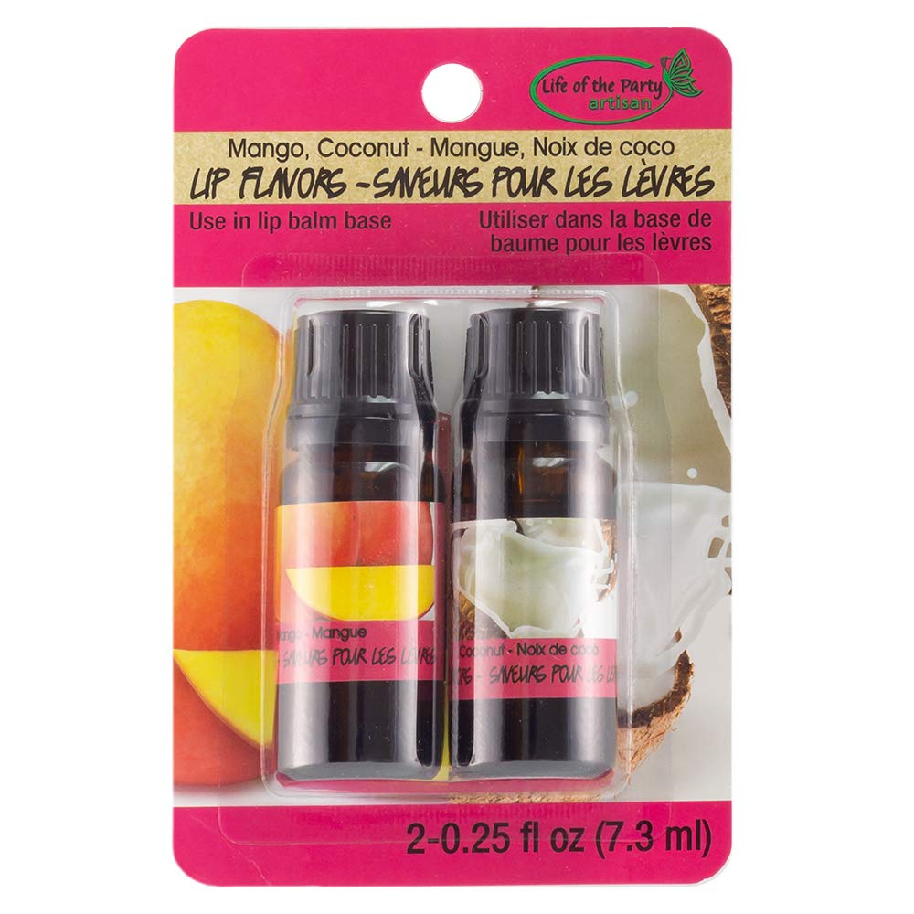 Life of the Party Mango/Coconut Lip Flavors, 2 Pack, 61025 Beauty & Personal Care Life Of The Party