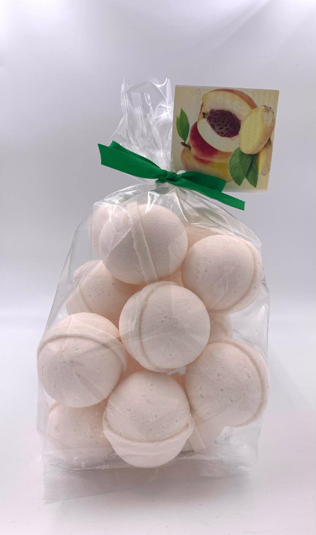 SpaPure GEORGIA PEACH Bath Bomb -14 Bath Fizzies with Shea Butter, Ultra Moisturizing (12 Oz) ...Great for Dry Skin (Georgia Peach FBA) Beauty & Personal Care Spa Pure