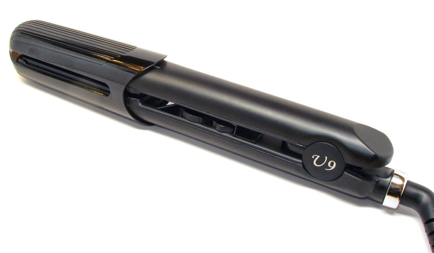 U9 Professional 1 Inch 450F Adjustable Temperature Ionic Tourmaline Ceramic Plate Dual Voltage Super Smooth Round Barrel Hair Straightener Flat Iron Beauty & Personal Care U9