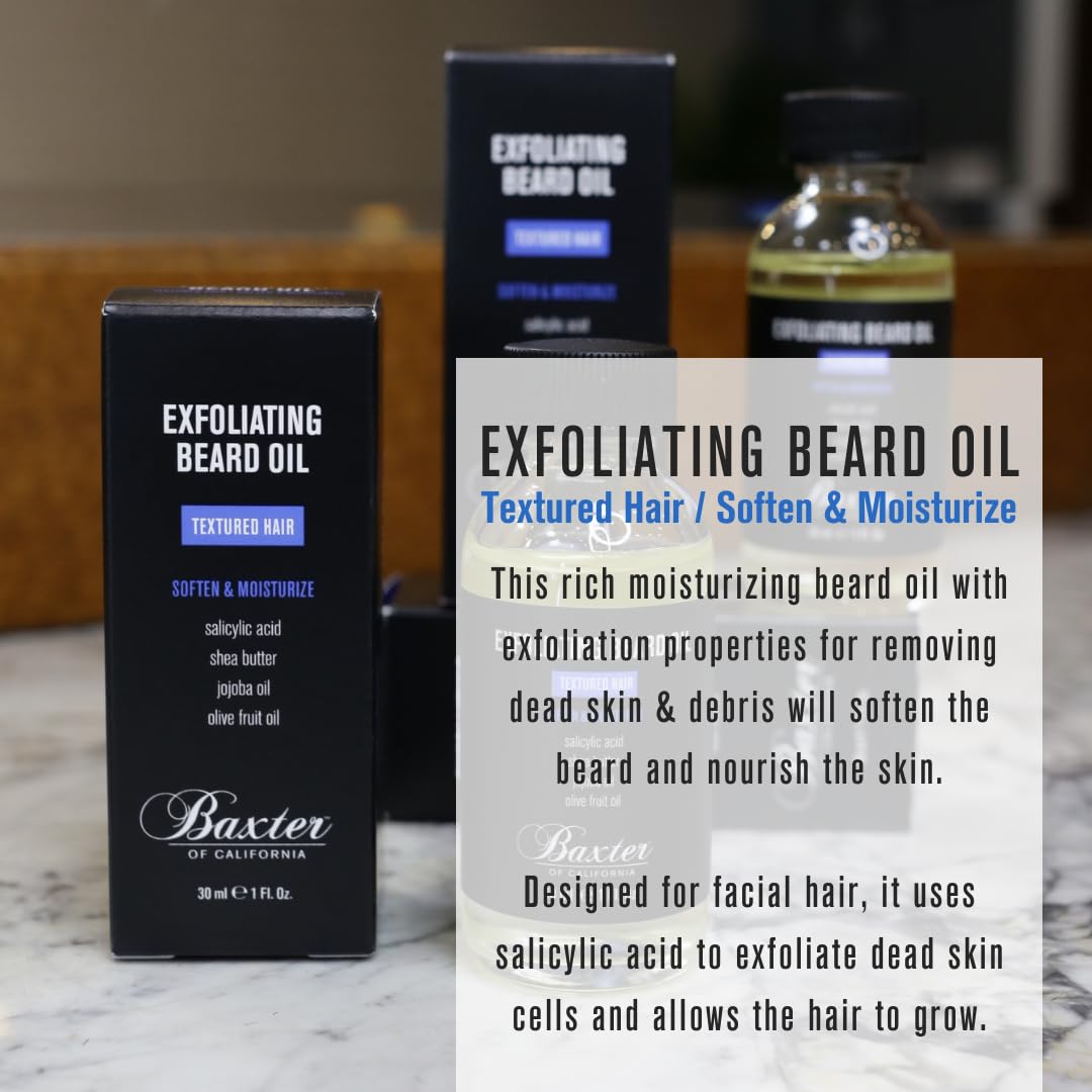 Baxter of California Exfoliating Beard Oil, 1 Fl Oz Beauty and Personal Care Baxter of California