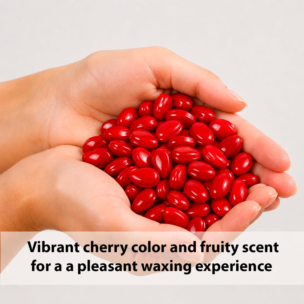 WaxUSA by Waxness Hard Wax Beads 1 lb (450 g) Pack of 20 - Cherry Charm Smooth Gel Texture - Professional Stripless Hair Removal - Made in Italy Beauty and Personal Care Waxness