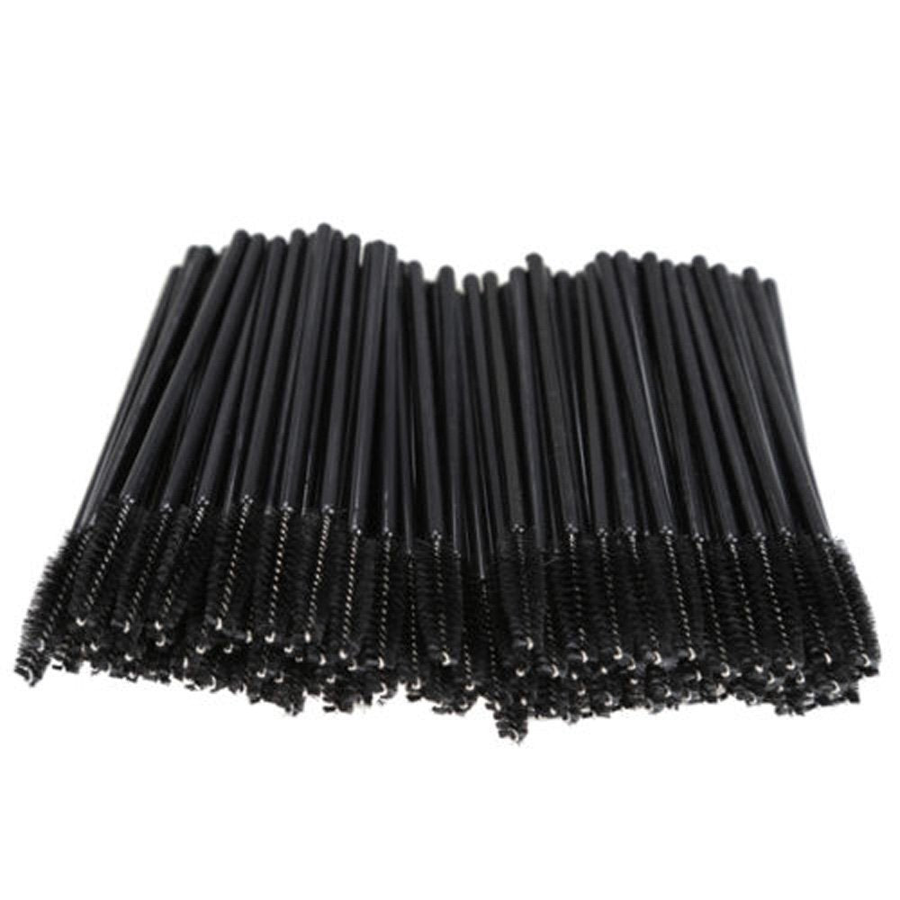 yueton Pack of 100 Disposable Eyelash Brushes Wands Mascara Applicator Beauty & Personal Care yueton