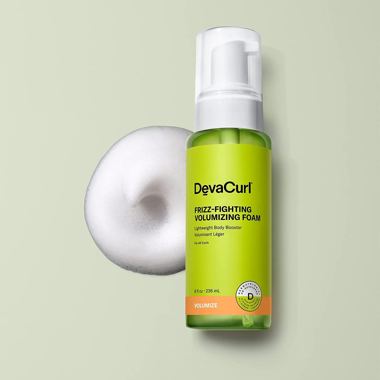 DevaCurl Frizz-Fighting Volumizing Foam Lightweight Body Booster | Adds Volume and Fullness | Up To 48 Hours Humidty Resistance | All Waves, Curls Beauty & Personal Care DevaCurl