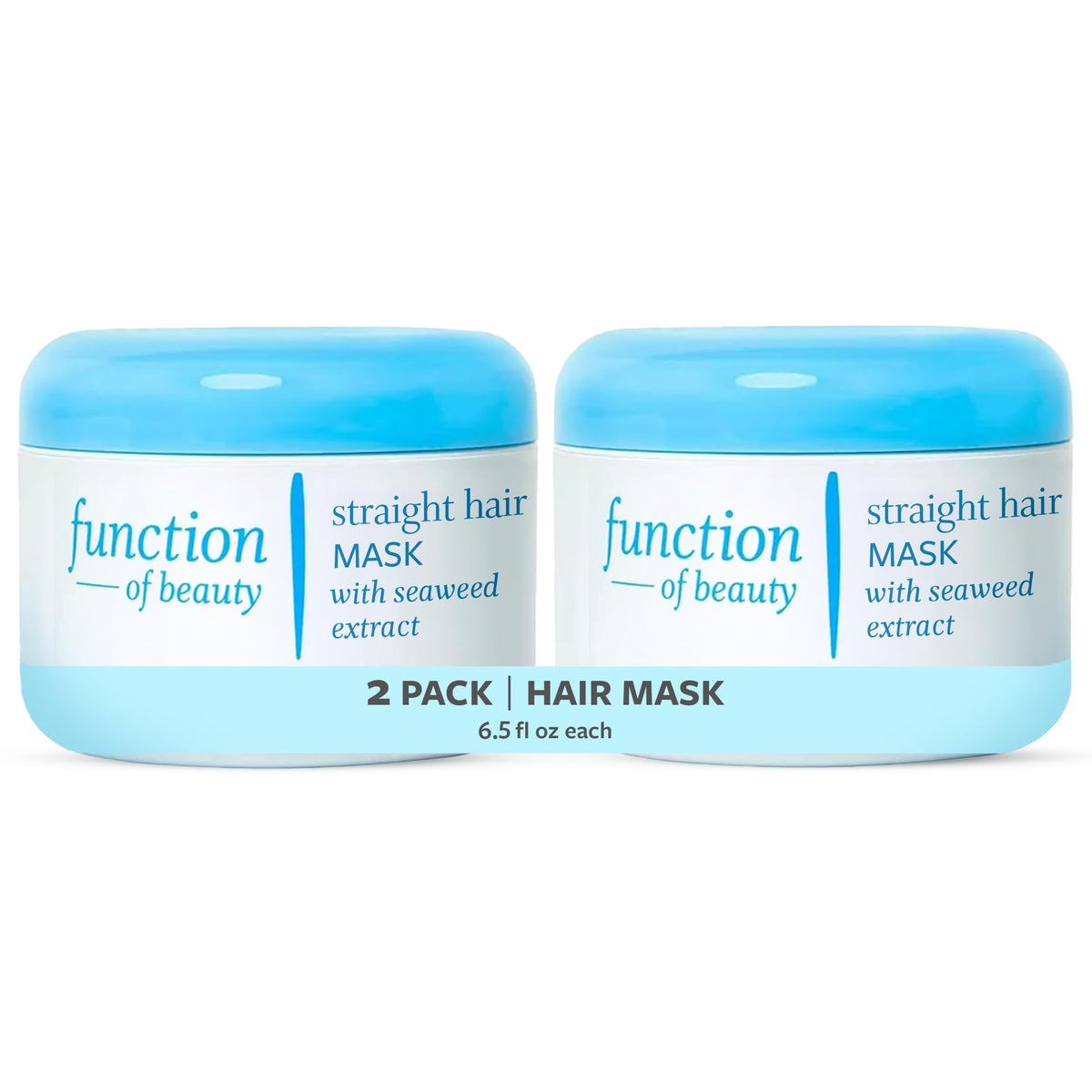 Function of Beauty Deep Conditioner Straight Hair Mask - Anti-Frizz, 2-Pack