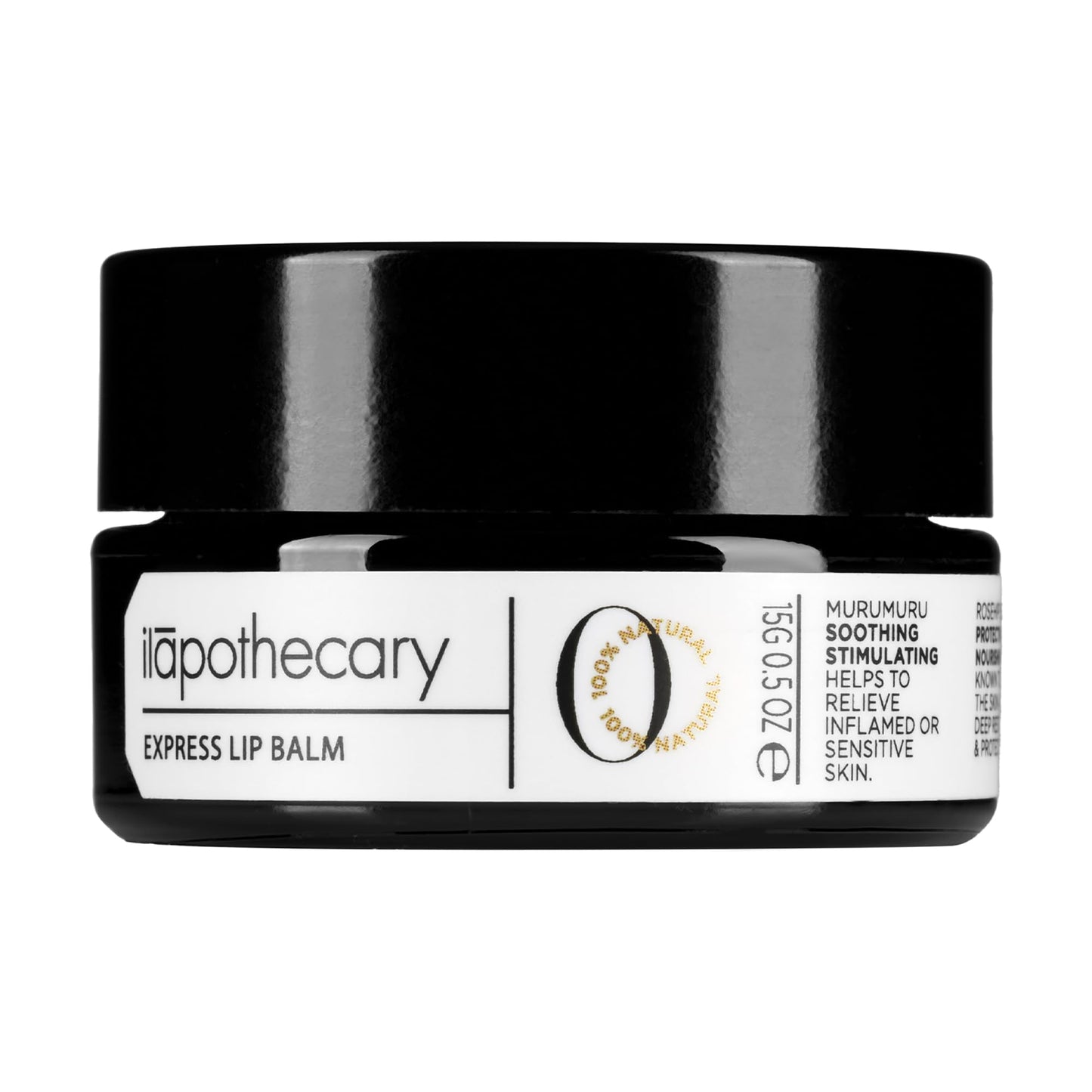 ilapothecary Express Lip Balm - Nourishes and Hydrates - Gluten Free with Vitamin A, Rosehip, and Murumuru - Alcohol Free - Vegan - 0.5 oz Beauty and Personal Care ilapothecary