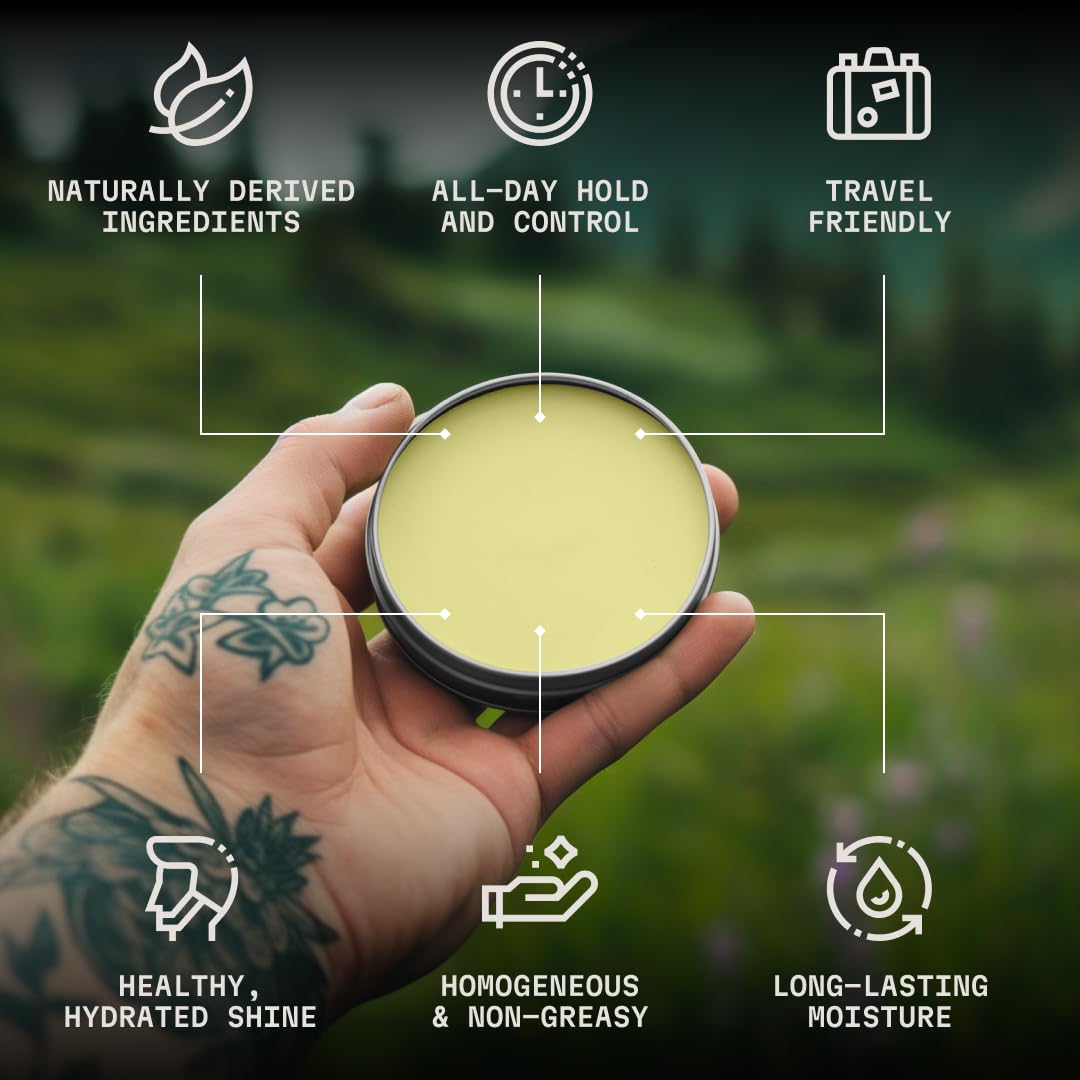 Striking Viking Beard Balm for Men - Leave in Beard Conditioner - Styling Balm Made with Naturally Derived Beard Butter, Argan & Jojoba Oils (2 Ounce Beauty & Personal Care Striking Viking