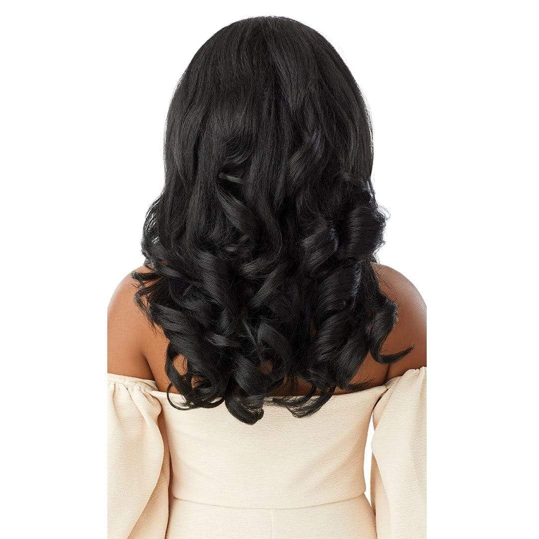 Outre Quick Weave Self Styled in 60 Seconds Neesha Soft & Natural New Half Wig Cap Laysflat Requires Less Leave Out NEESHA H301 (S1B/30)