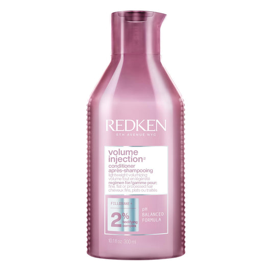 Redken Volume Injection Conditioner, Lightweight Volume Conditioner For Fine Hair, Detangles and Adds Volume & Body to Flat Hair, Soft, Shiny Finish Beauty & Personal Care Redken