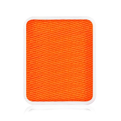 Kraze FX Face Paint Palette Refill - Neon Orange Face Paint (6 gm) - Hypoallergenic Non-Toxic Water Activated Professional Halloween Face & Body Beauty & Personal Care Kraze FX