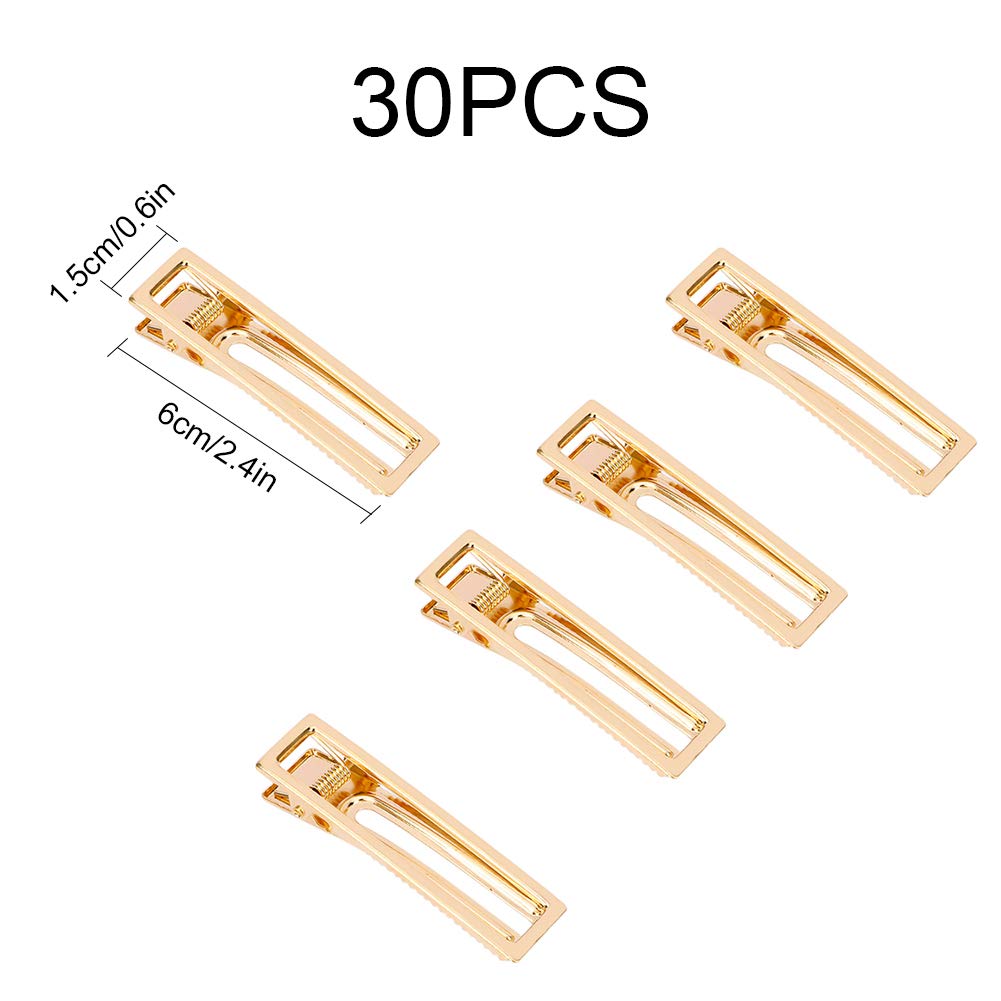 Gukasxi 30pcs Alligator Hair Clips Barrettes Metal Hollow Hair Clip for Silicone Mold Making Pearl Acrylic Resin Hair Pin Hairbow Hairpins Accessories Beauty & Personal Care Gukasxi