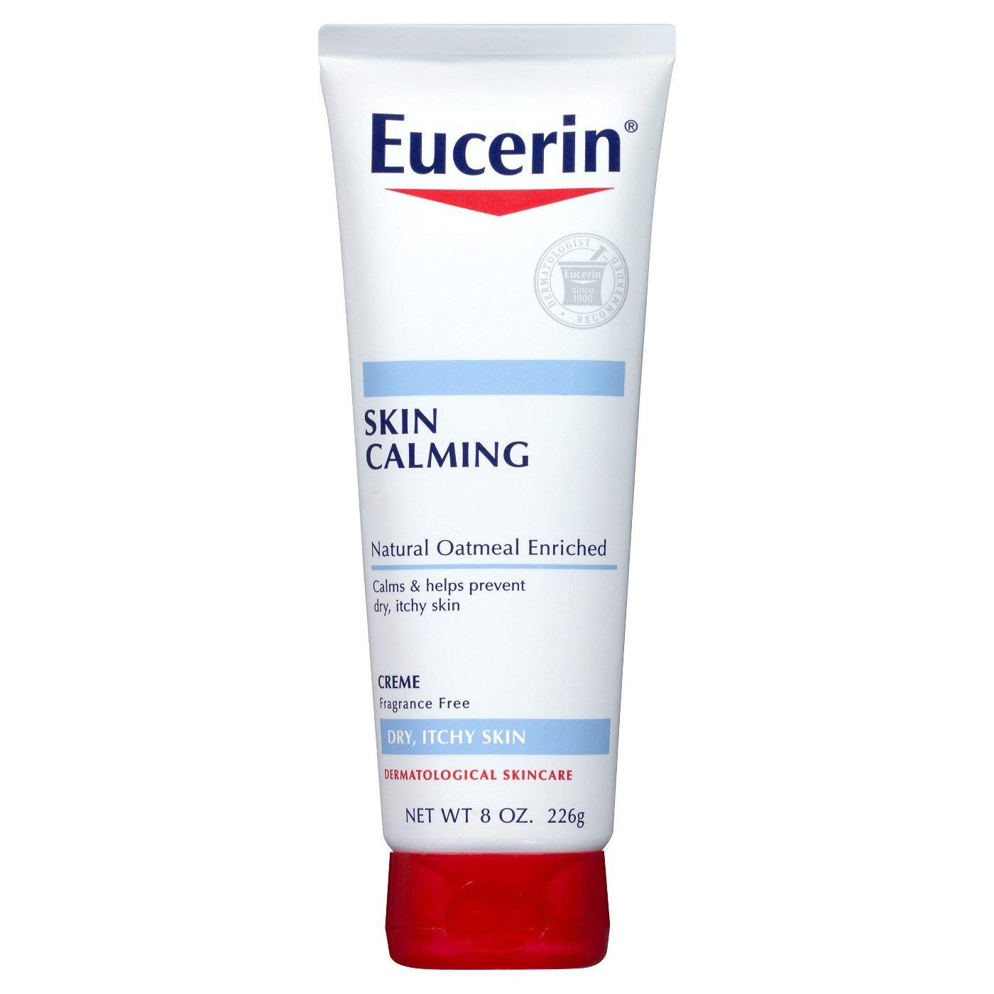 Eucerin Skin Calming, Fragrance Free Creme 8 oz (Pack of 2) Beauty & Personal Care Eucerin