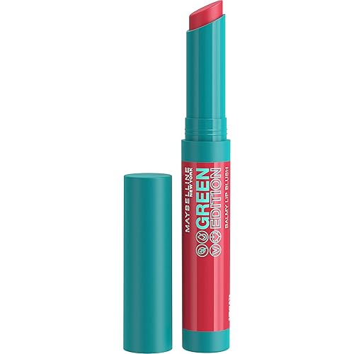 Maybelline Green Edition Balmy Lip Blush, Formulated With Mango Oil, Dusk, Cherry Pink, 1 Count Beauty & Personal Care MAYBELLINE