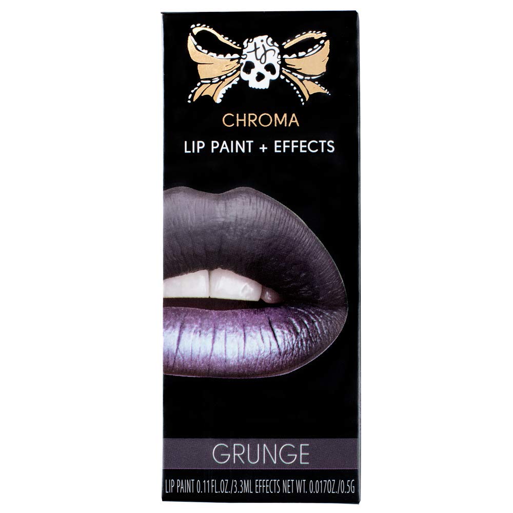 Tattoo Junkee Grunge, Blue Gray Shade, 2-in-1 Lip Kit With Matte Liquid Lipstick & Shimmer Powder, Long Lasting, Cruelty Free Beauty & Personal Care TATTOO JUNKEE