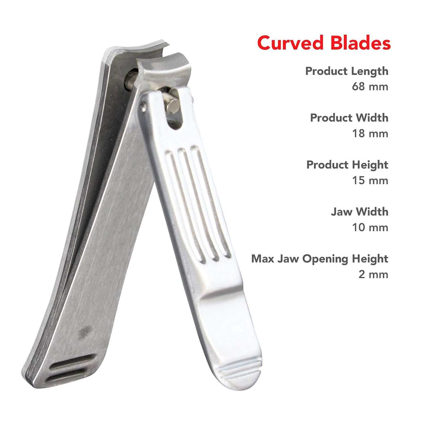 Seki Edge Nail Clippers (SS-106) - Stainless Steel Fingernail Clippers for Men & Women - Sharp Cutting Edges for Thick Nails - Professional & Home Use Beauty & Personal Care Seki EDGE
