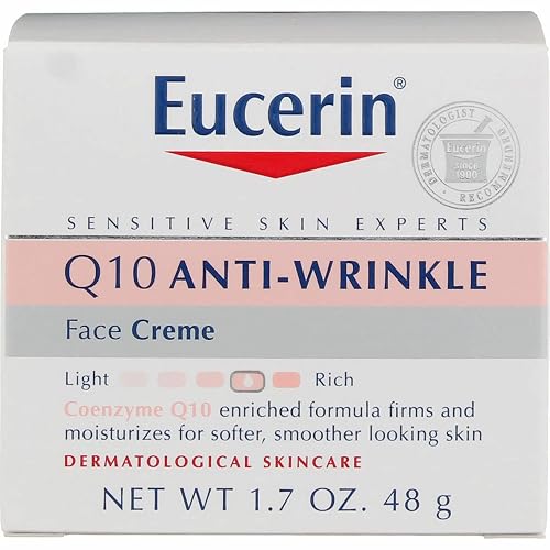 Eucerin Sensitive Skin Experts Q10 Anti-Wrinkle Face Creme 1.70 oz (Pack of 11) Beauty & Personal Care Eucerin