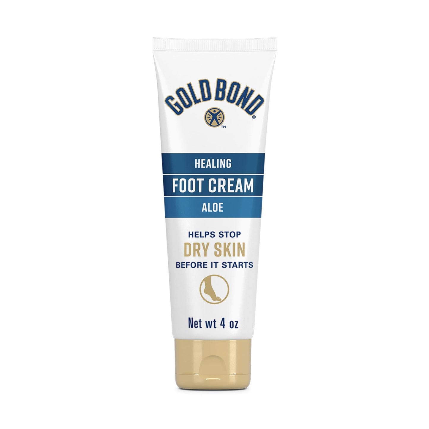 Gold Bond Healing Foot Cream 4 oz, With Aloe, Nourishes & Softens For Healthier Looking Feet Beauty & Personal Care Gold Bond