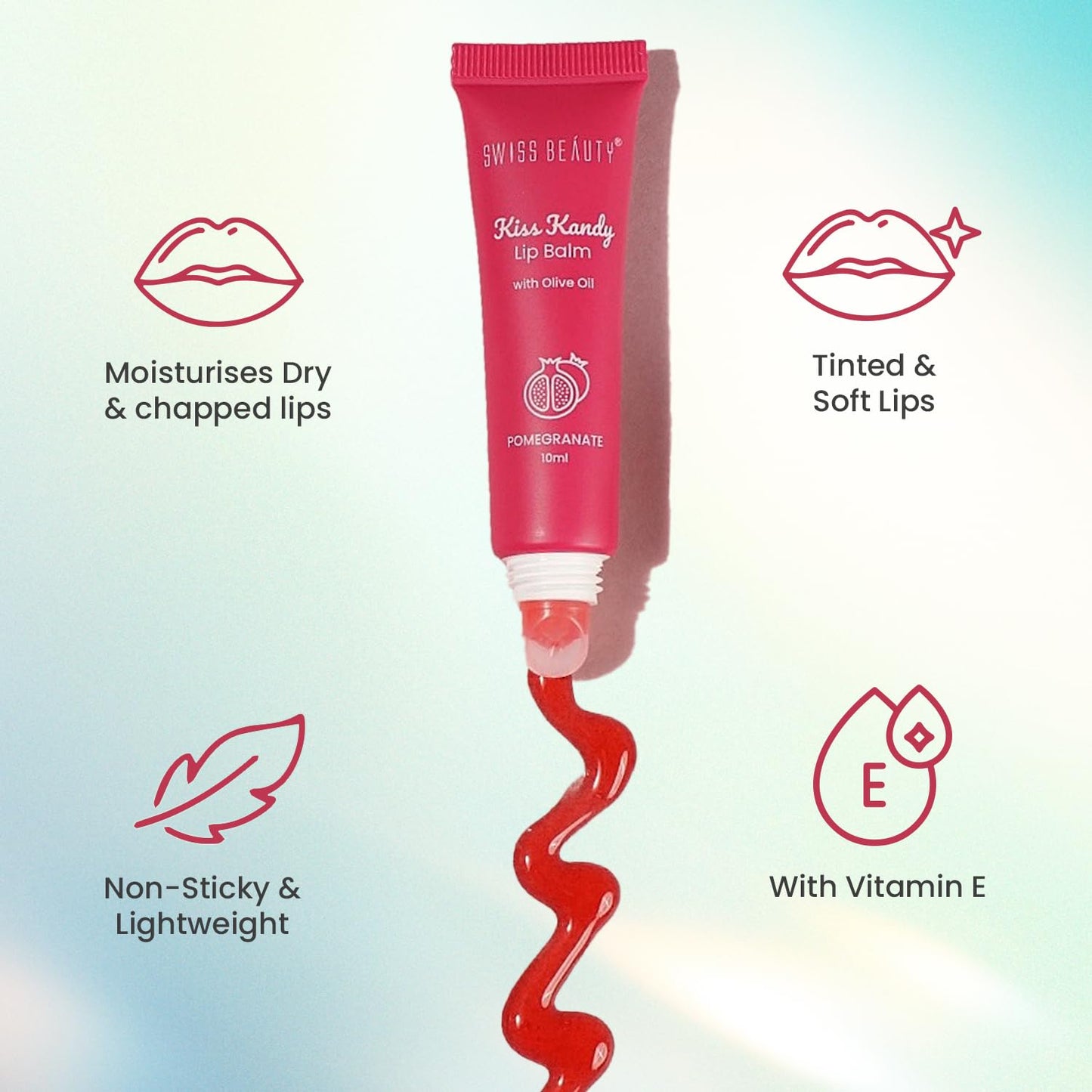 SWISS BEAUTY Kiss Kandy Lip Balm (05), Pink, Adults Beauty and Personal Care SWISS BEAUTY