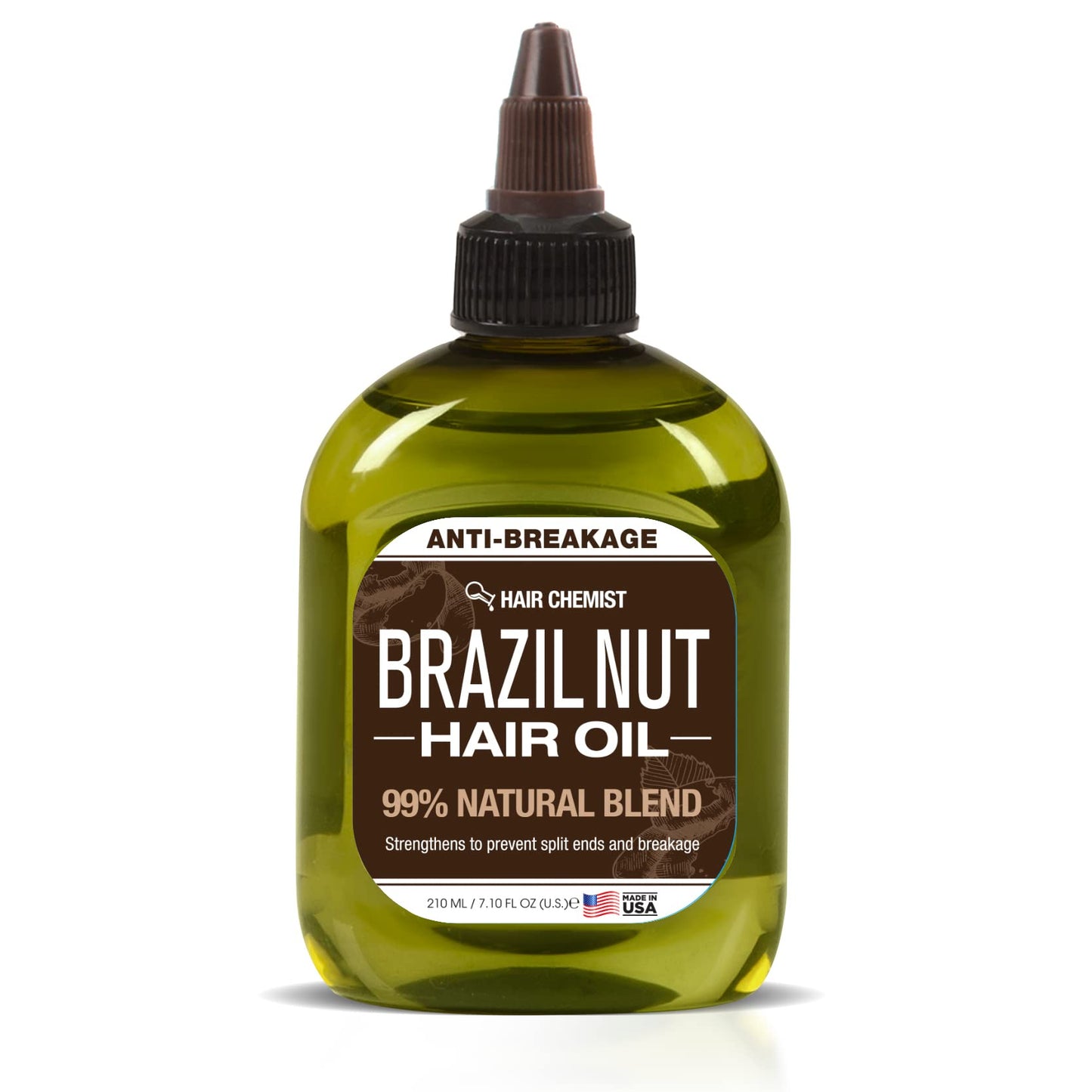 Hair Chemist 99% Natural Hair Oil - Brazil Nut 7.1 oz. Beauty & Personal Care Hair Chemist