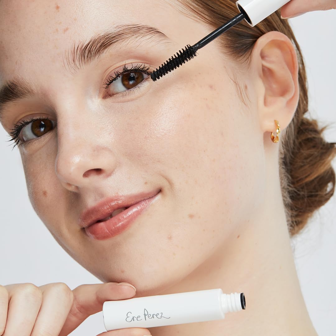 Ere Perez - Avocado Waterproof Mascara | Lengthen, Nourish, Enhance, Strengthen | Long-Lasting, Sensitive Eye Safe | Mamey + Camelia Oils | Vegan Beauty & Personal Care Ere Perez