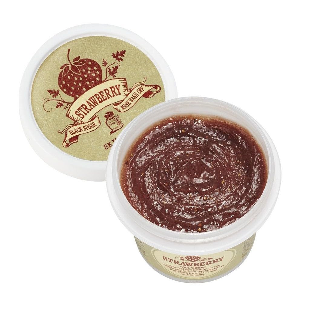 SKINFOOD Black Sugar Strawberry Mask Wash Off 3.38 fl.oz. (100g) Beauty & Personal Care SKINFOOD 1957
