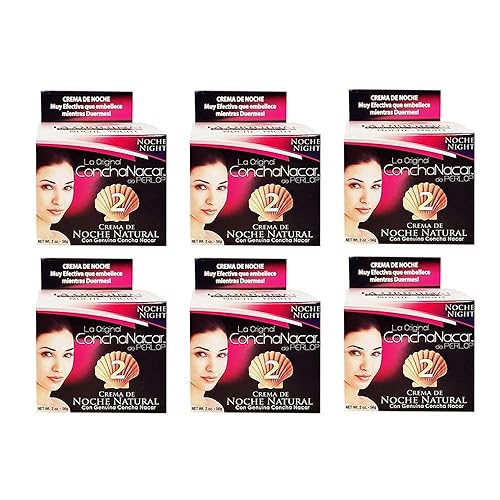 Concha Nacar #2 Night Cream by Perlop 2 oz. (6 Boxes) Beauty & Personal Care PERLOP