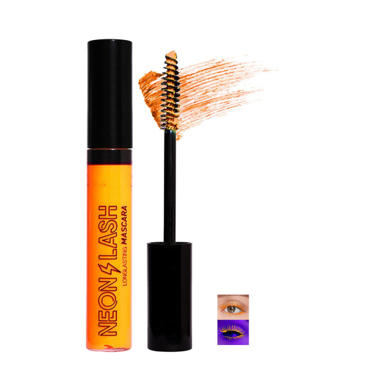 Easilydays UV Glow Blacklight Colored Mascara for Eyelashes, Colorful Waterproof Fluorescent Mascara for Eyelashes Long lasting Charming Voluminous Beauty & Personal Care Easilydays