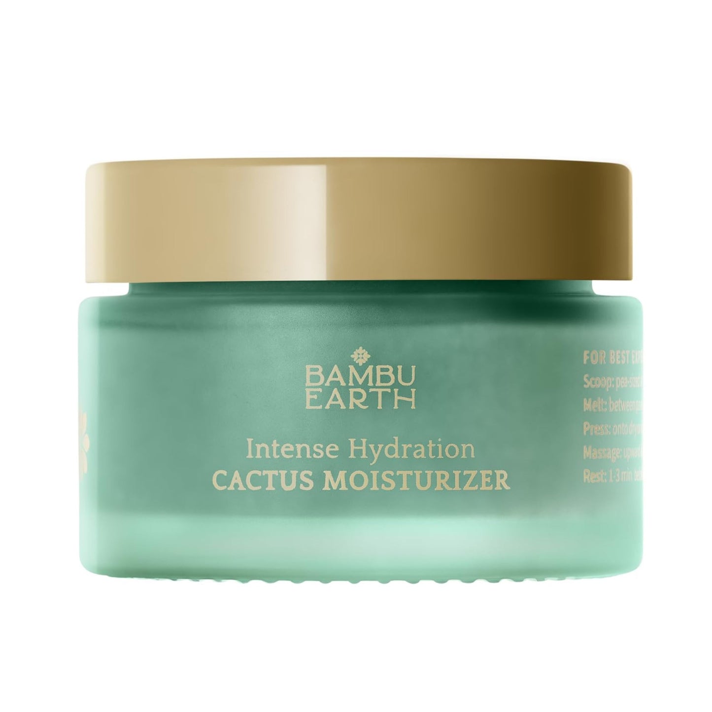 BAMBU EARTH Intense Hydration Cactus Face Moisturizer - Deeply Hydrate with Pressed Serum Formula - Skincare to Soften Texture, Balanced Complexion Beauty & Personal Care BAMBU EARTH