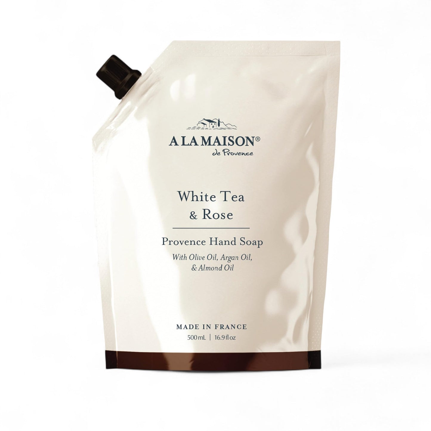 A LA MAISON Hand Soap Refill Pouch - White Tea & Rose - Liquid Hand Wash Refill, Eco-Friendly & Recyclable - Plant-Based, Biodegradable, Made in Beauty & Personal Care A LA MAISON